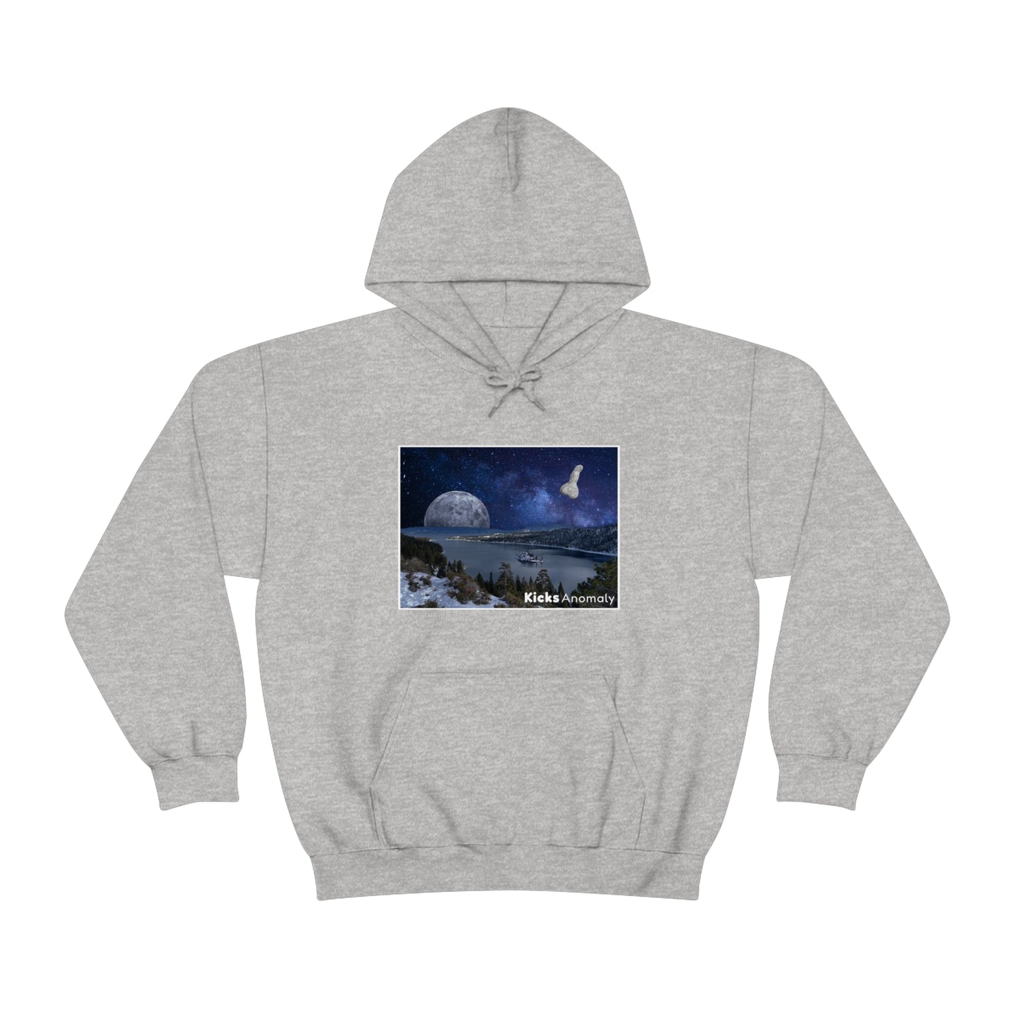 Hooded Sweatshirt - Kicks Anomaly Moon Design