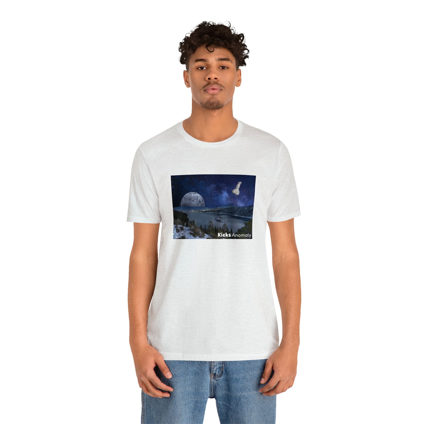 Jersey Short Sleeve Tee - Kicks Anomaly Moon Design