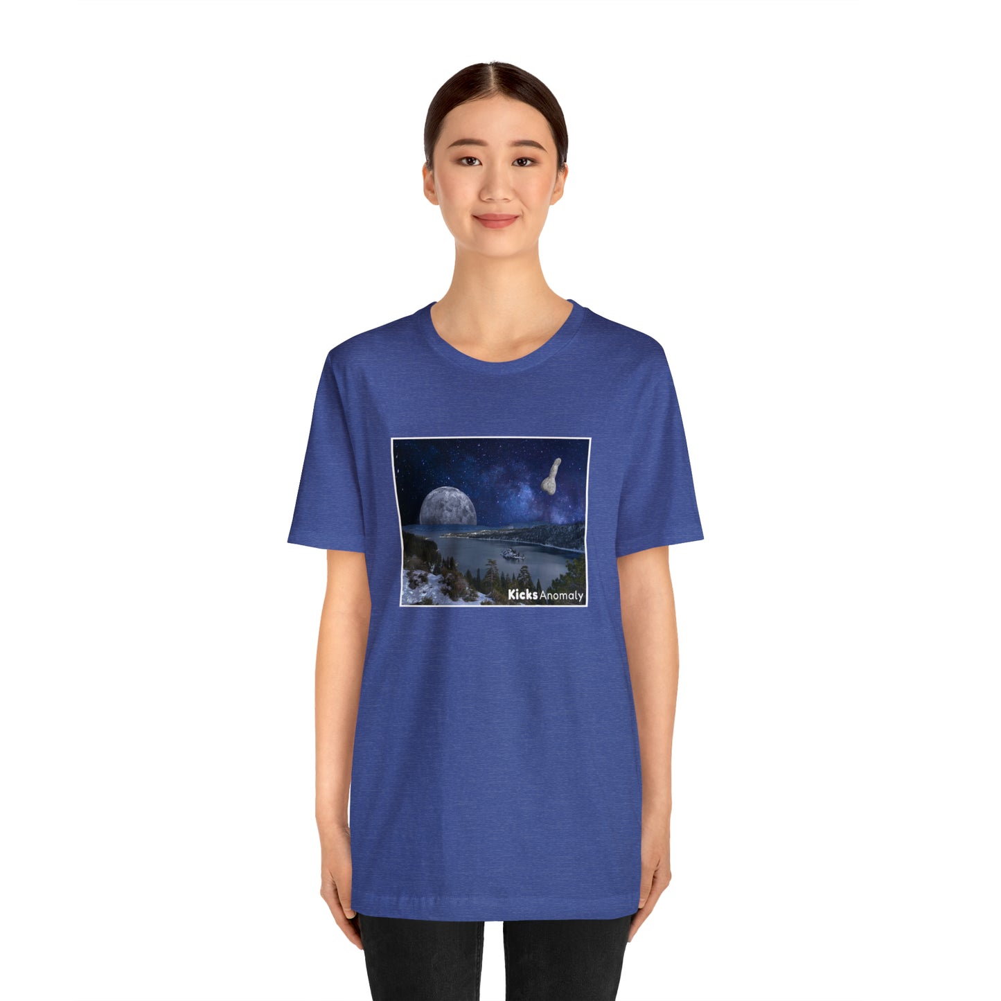 Jersey Short Sleeve Tee - Kicks Anomaly Moon Design