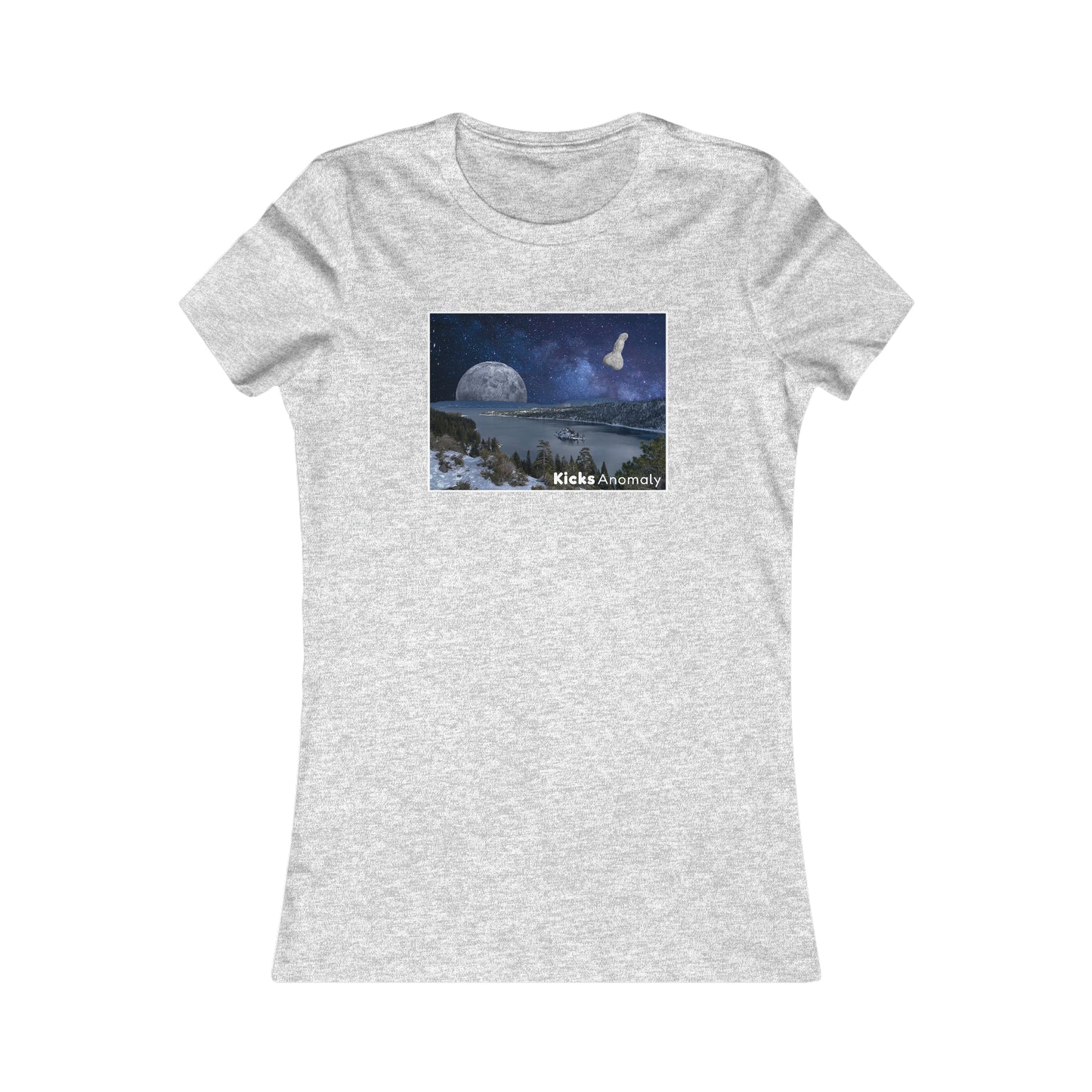 Women's Favorite Tee - Kicks Anomaly Moon Design