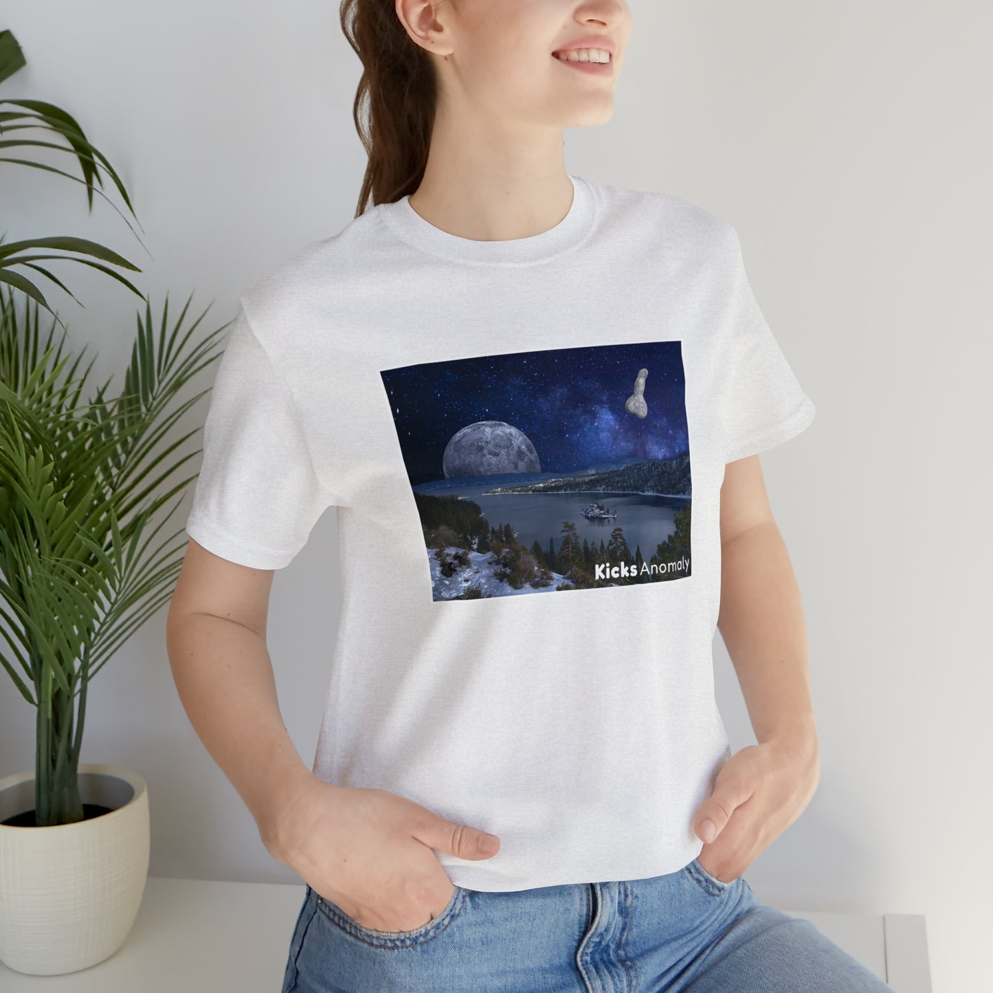 Jersey Short Sleeve Tee - Kicks Anomaly Moon Design