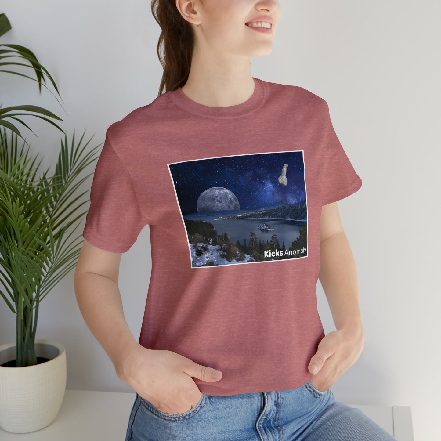 Jersey Short Sleeve Tee - Kicks Anomaly Moon Design