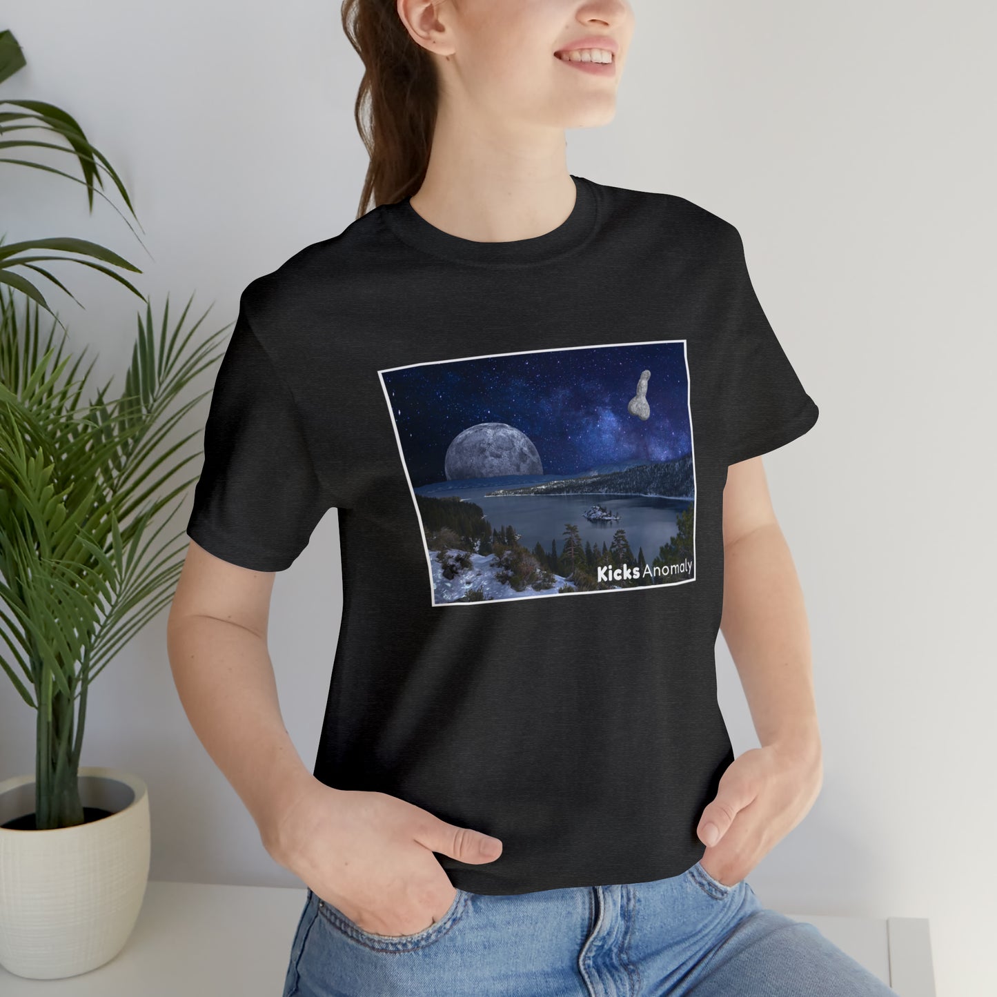 Jersey Short Sleeve Tee - Kicks Anomaly Moon Design