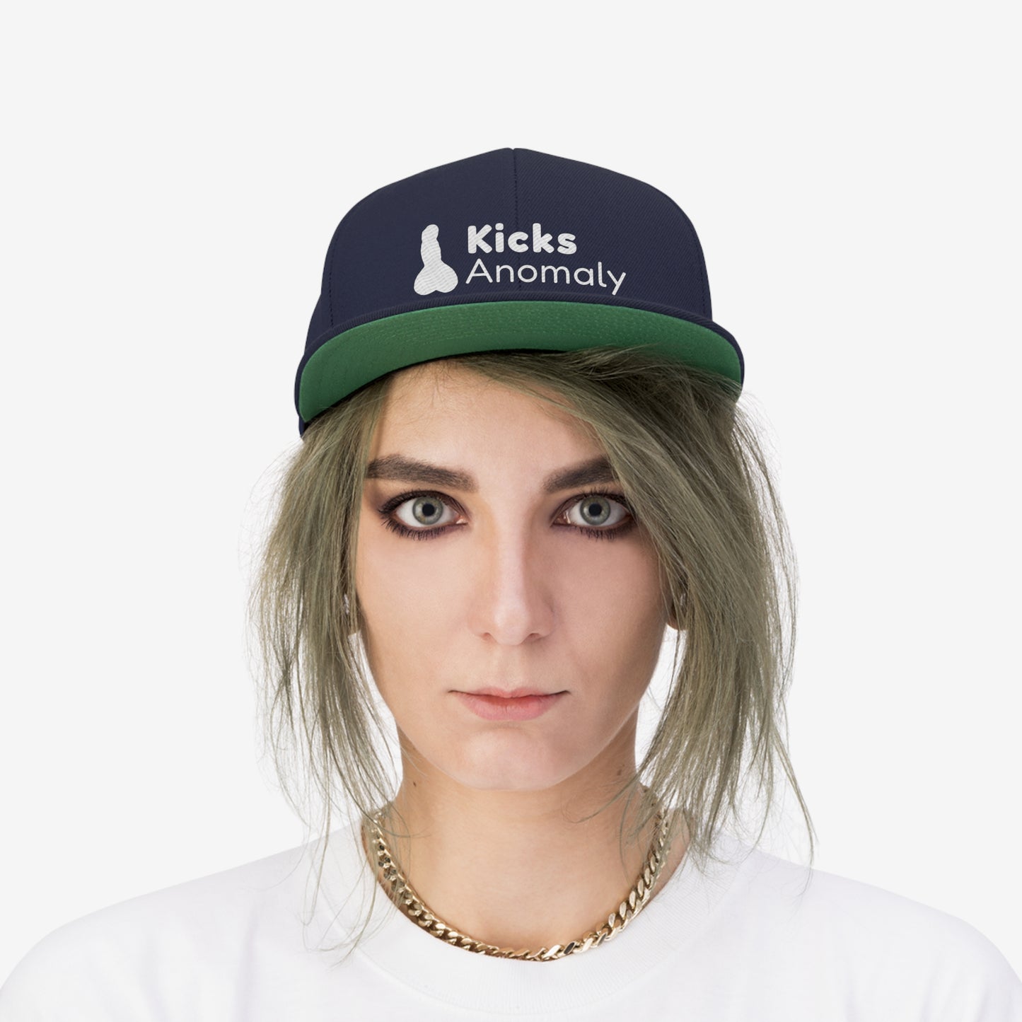 Flat Bill Hat - Kicks Anomaly Logo