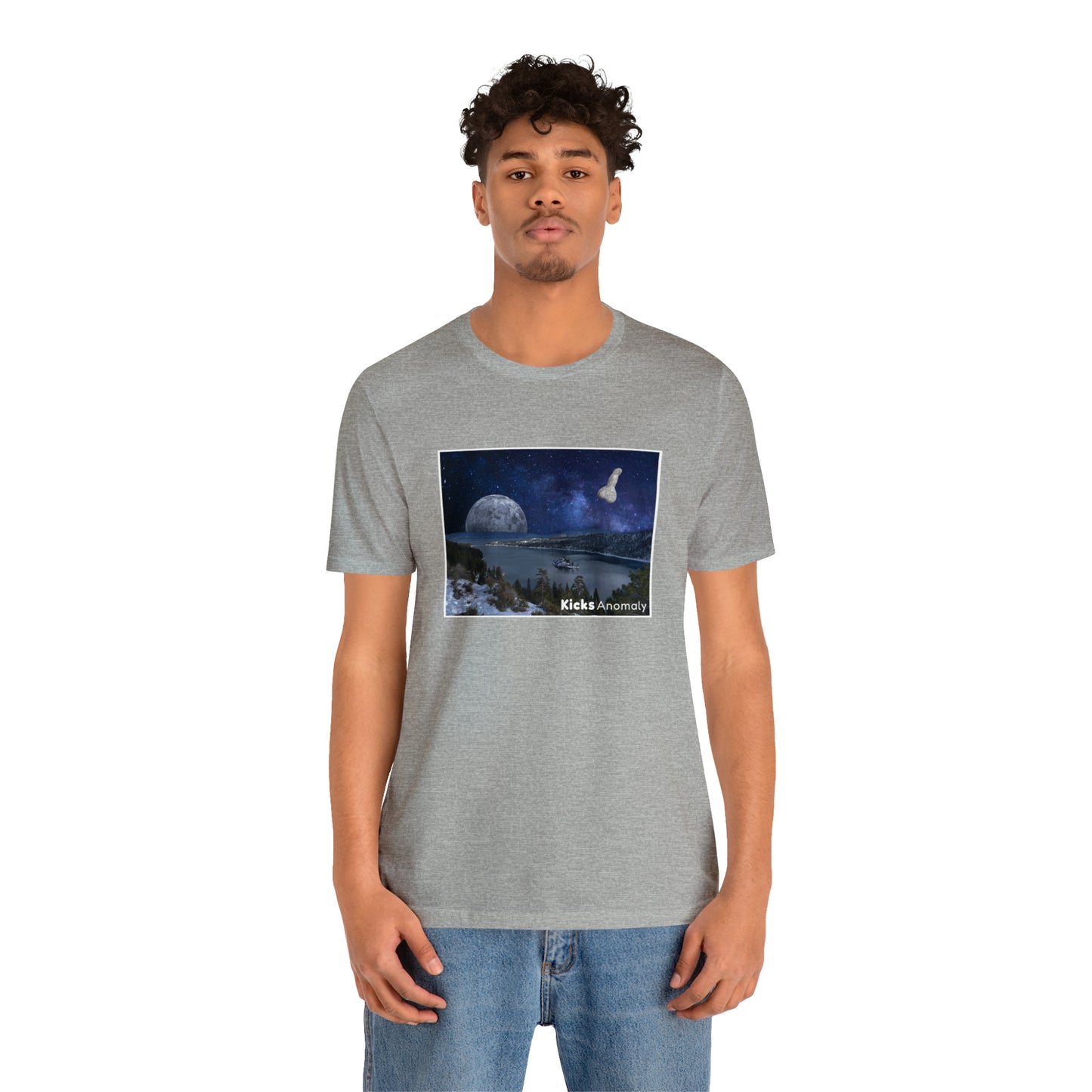 Jersey Short Sleeve Tee - Kicks Anomaly Moon Design