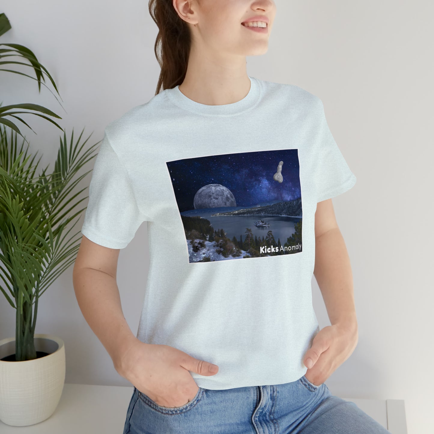 Jersey Short Sleeve Tee - Kicks Anomaly Moon Design