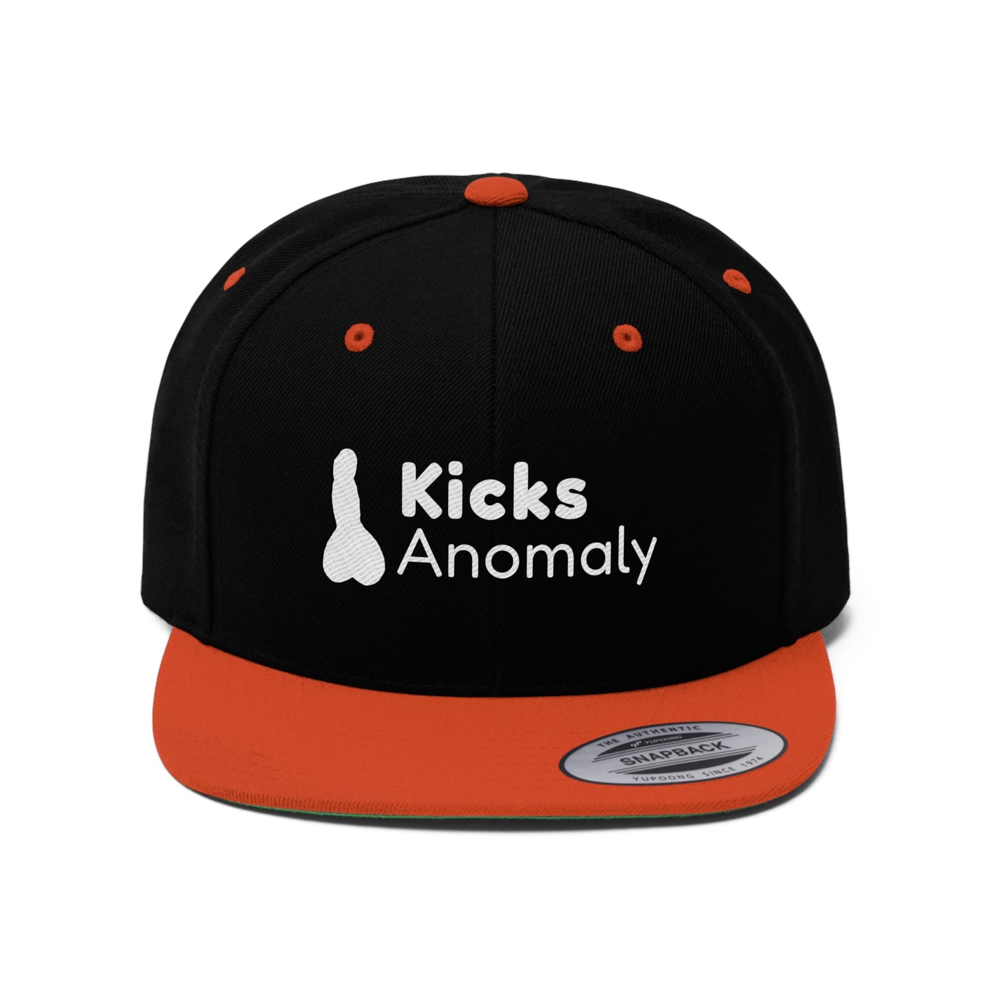 Flat Bill Hat - Kicks Anomaly Logo