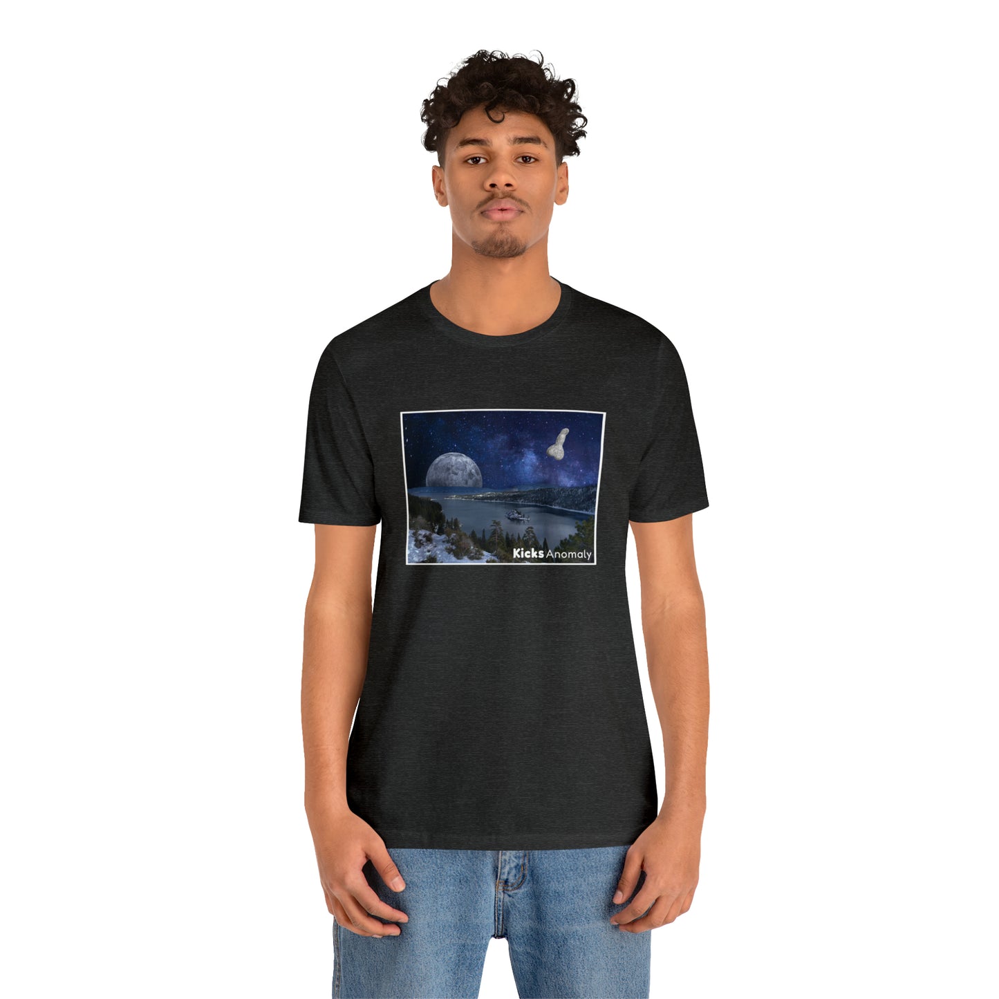 Jersey Short Sleeve Tee - Kicks Anomaly Moon Design