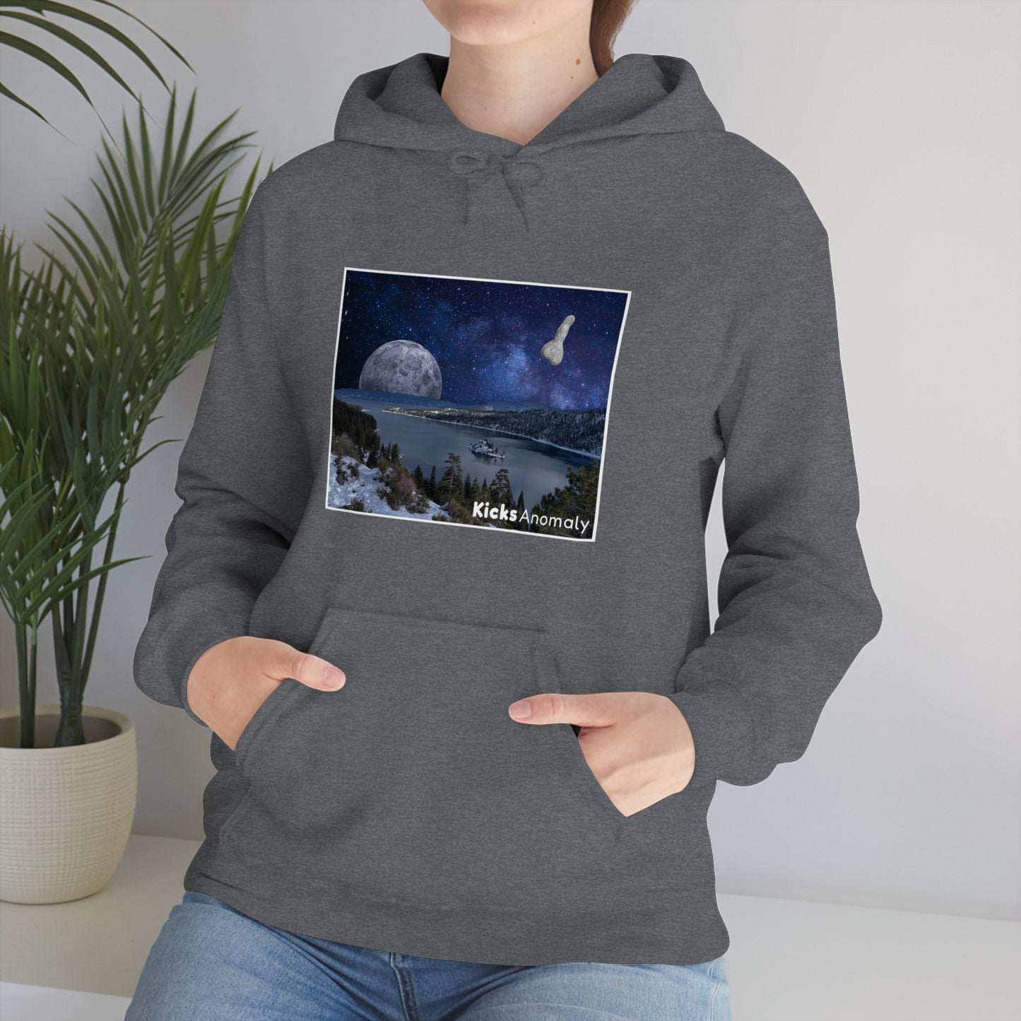 Hooded Sweatshirt - Kicks Anomaly Moon Design