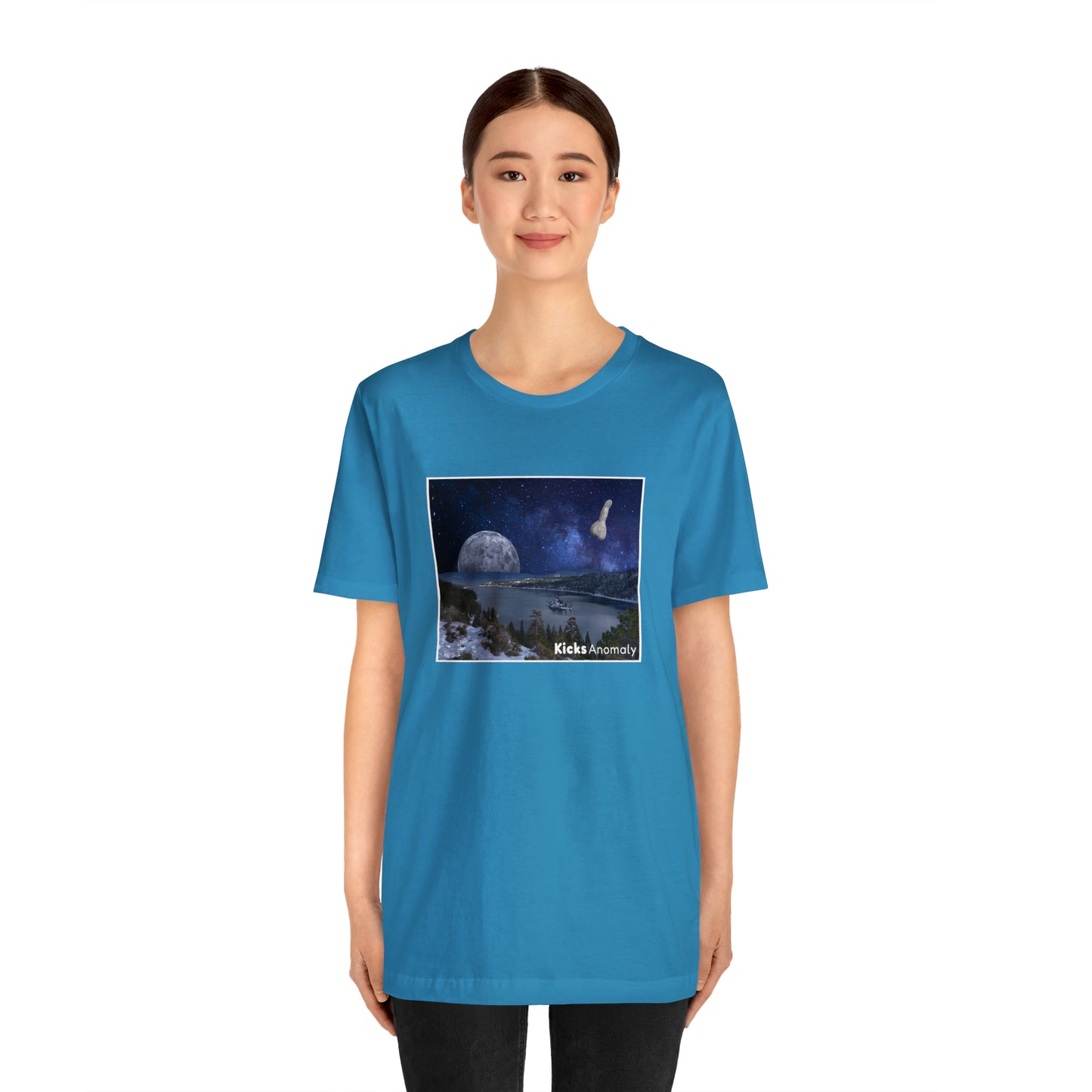 Jersey Short Sleeve Tee - Kicks Anomaly Moon Design