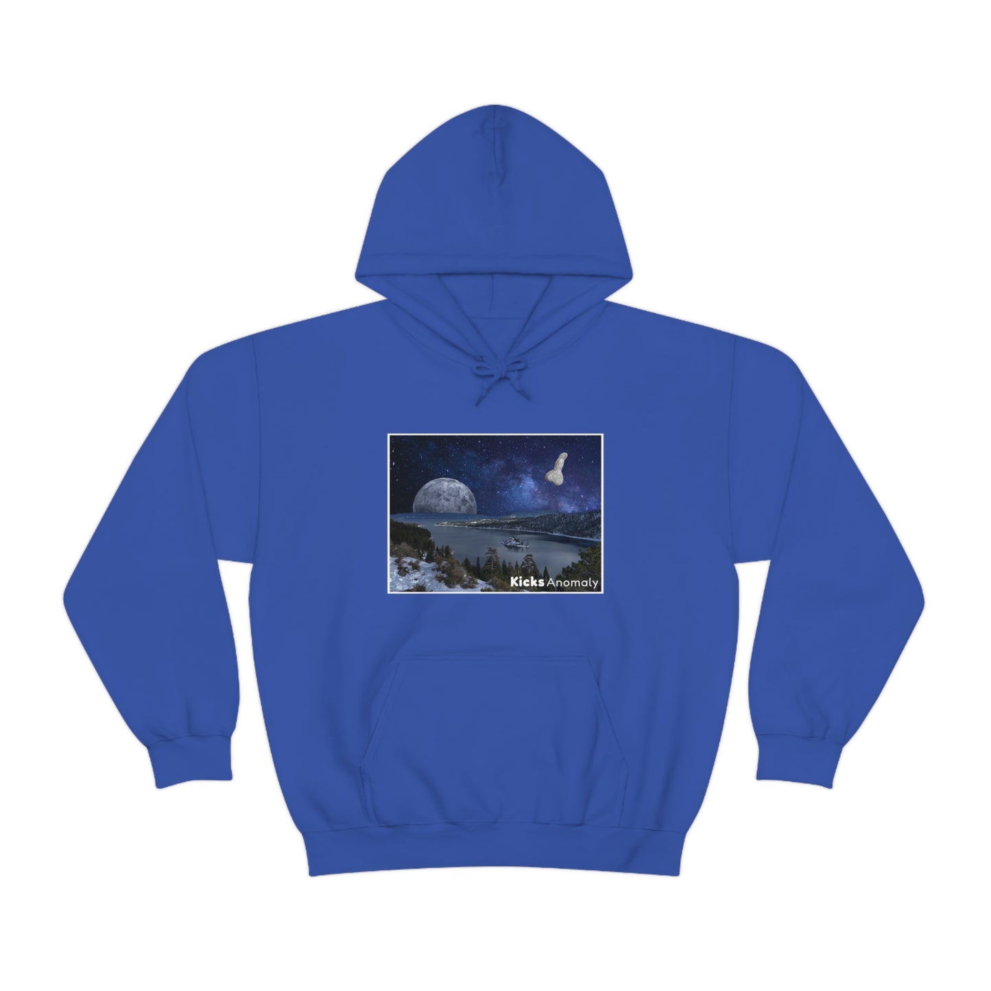 Hooded Sweatshirt - Kicks Anomaly Moon Design