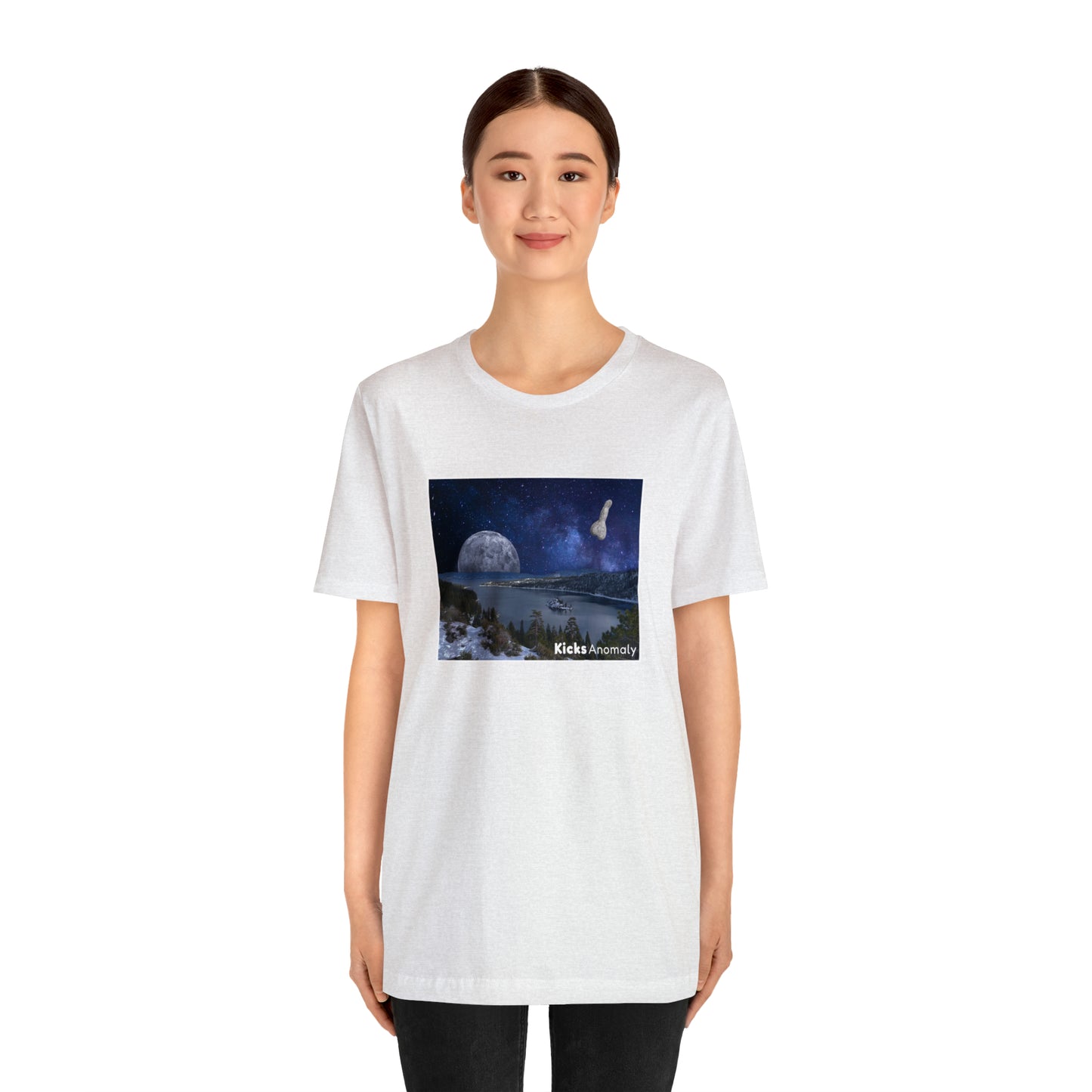 Jersey Short Sleeve Tee - Kicks Anomaly Moon Design