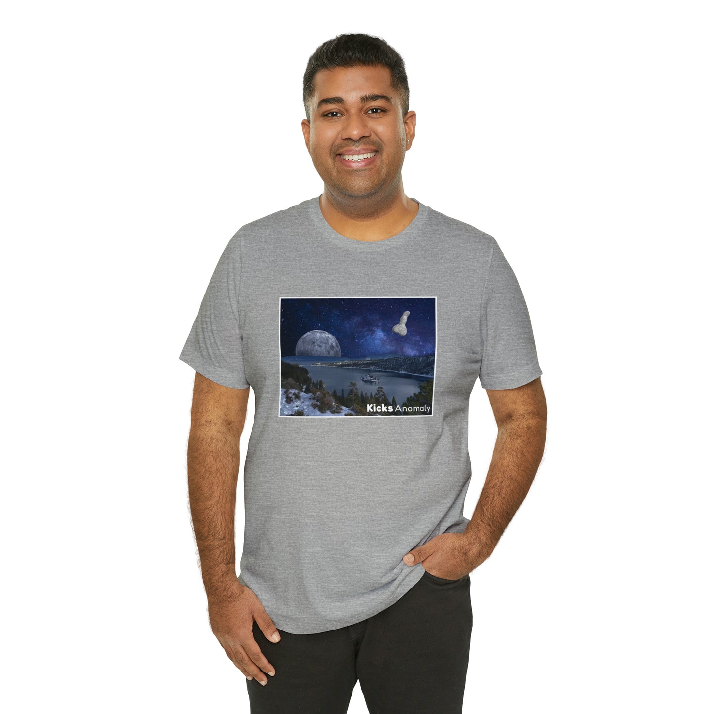 Jersey Short Sleeve Tee - Kicks Anomaly Moon Design