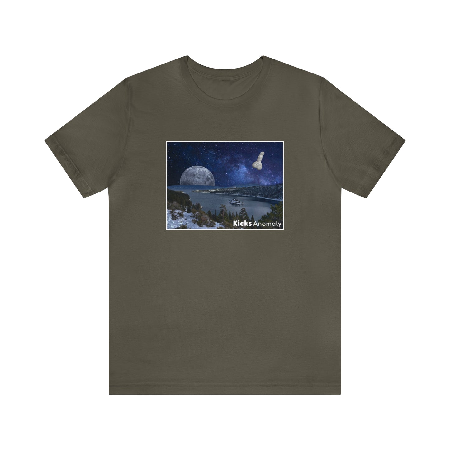 Jersey Short Sleeve Tee - Kicks Anomaly Moon Design