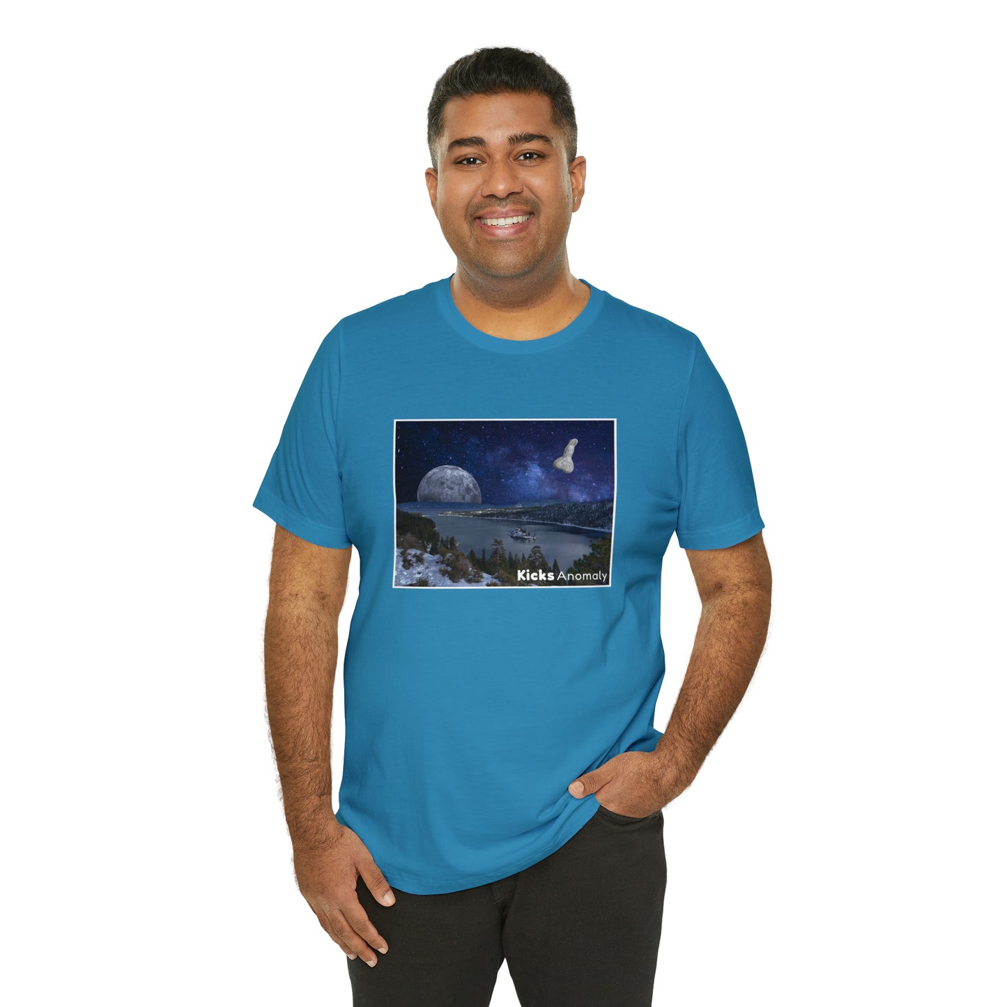 Jersey Short Sleeve Tee - Kicks Anomaly Moon Design