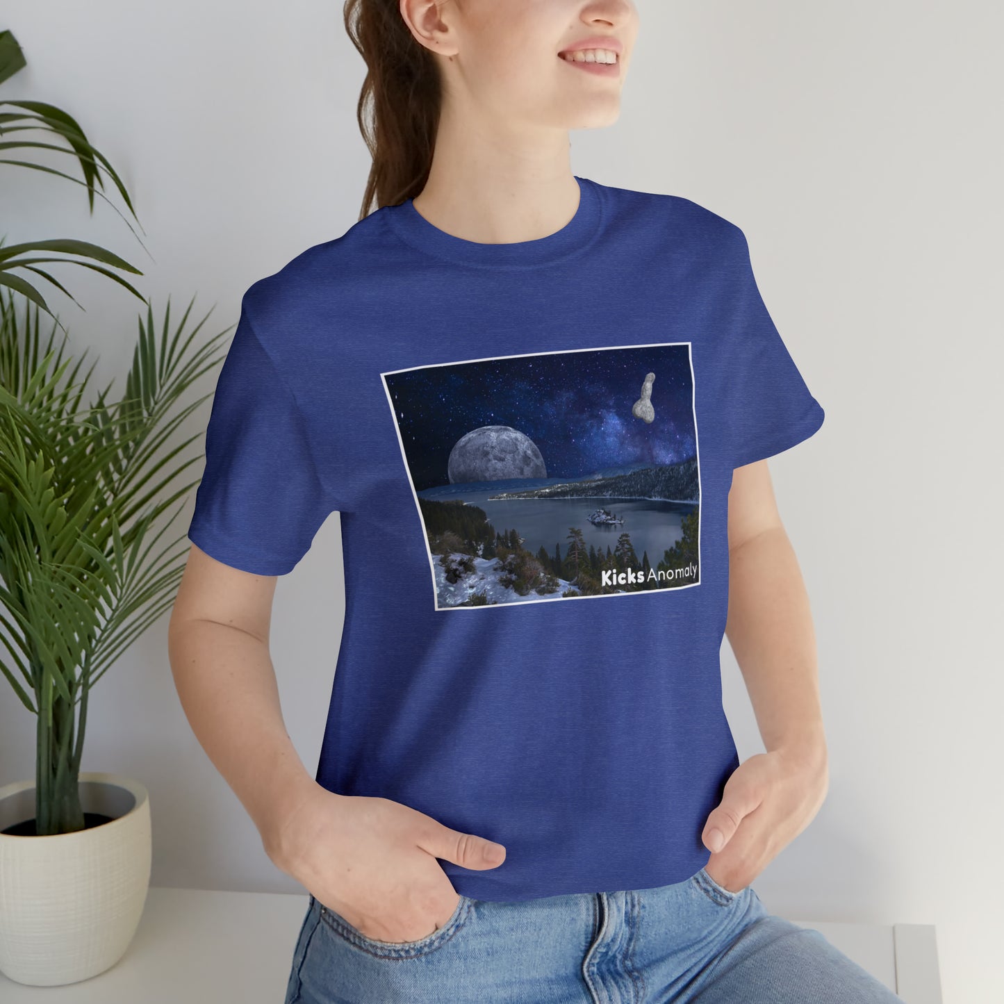 Jersey Short Sleeve Tee - Kicks Anomaly Moon Design