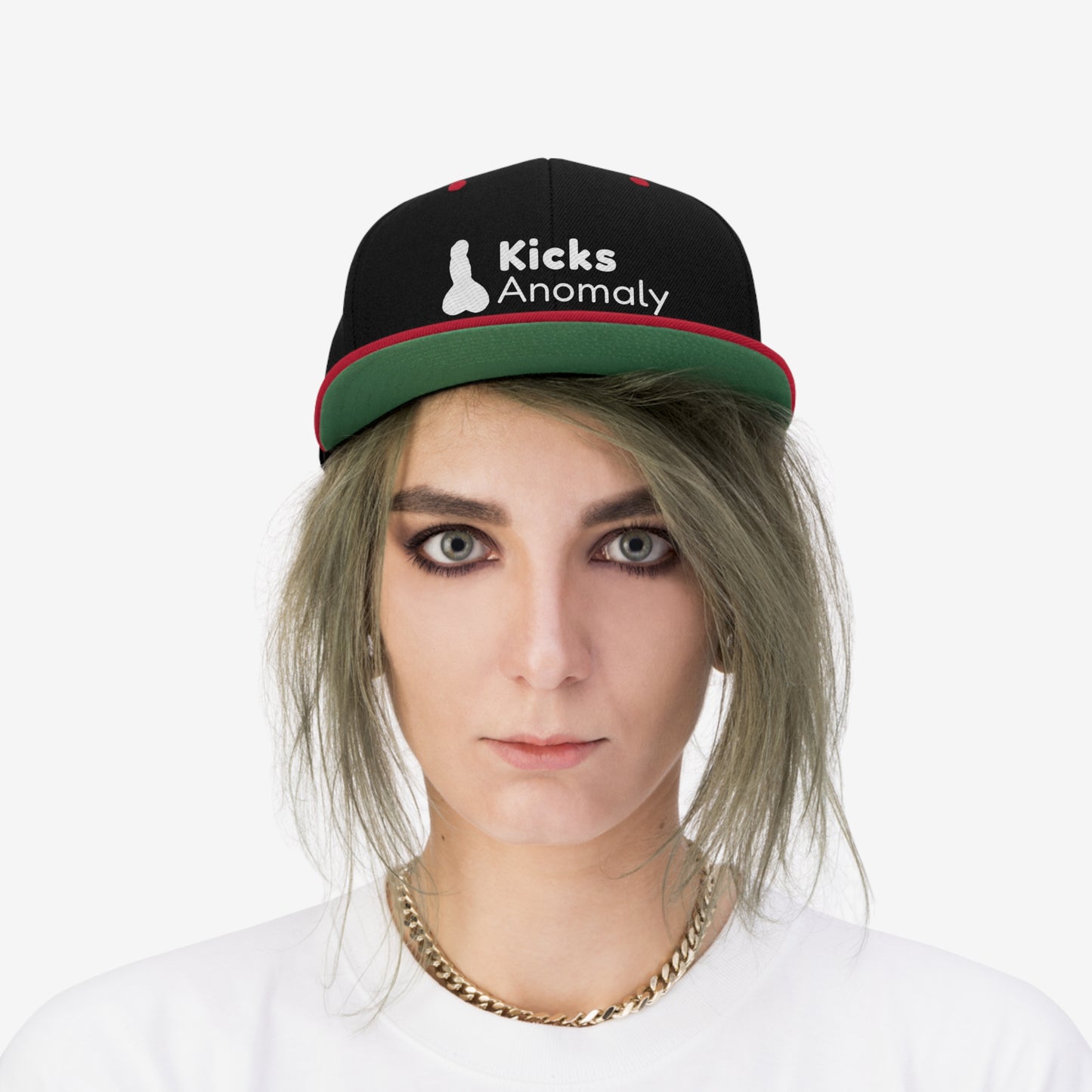 Flat Bill Hat - Kicks Anomaly Logo