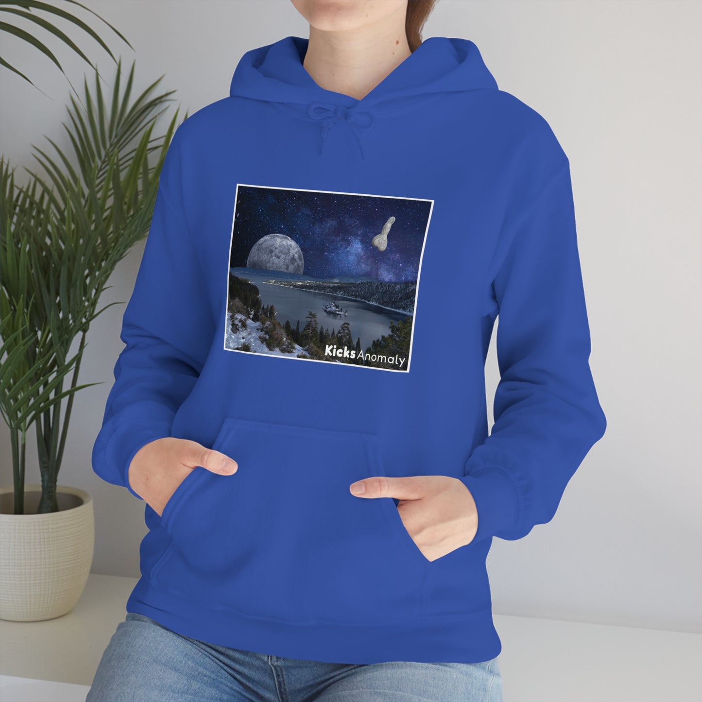 Hooded Sweatshirt - Kicks Anomaly Moon Design