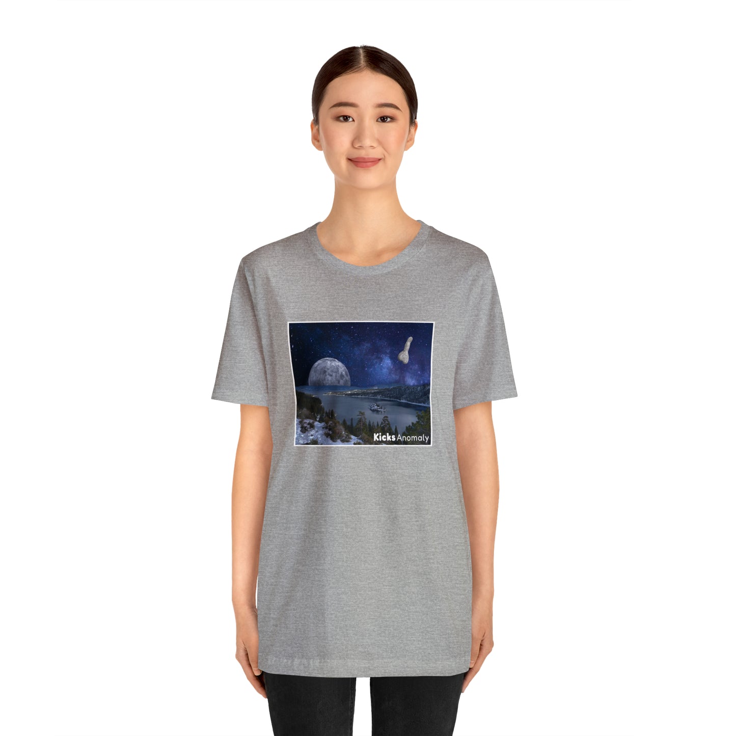 Jersey Short Sleeve Tee - Kicks Anomaly Moon Design