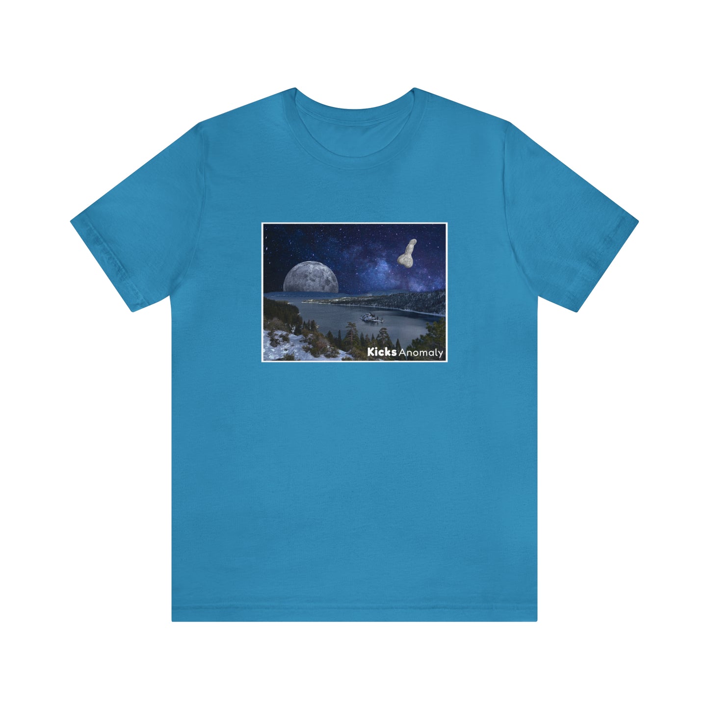 Jersey Short Sleeve Tee - Kicks Anomaly Moon Design