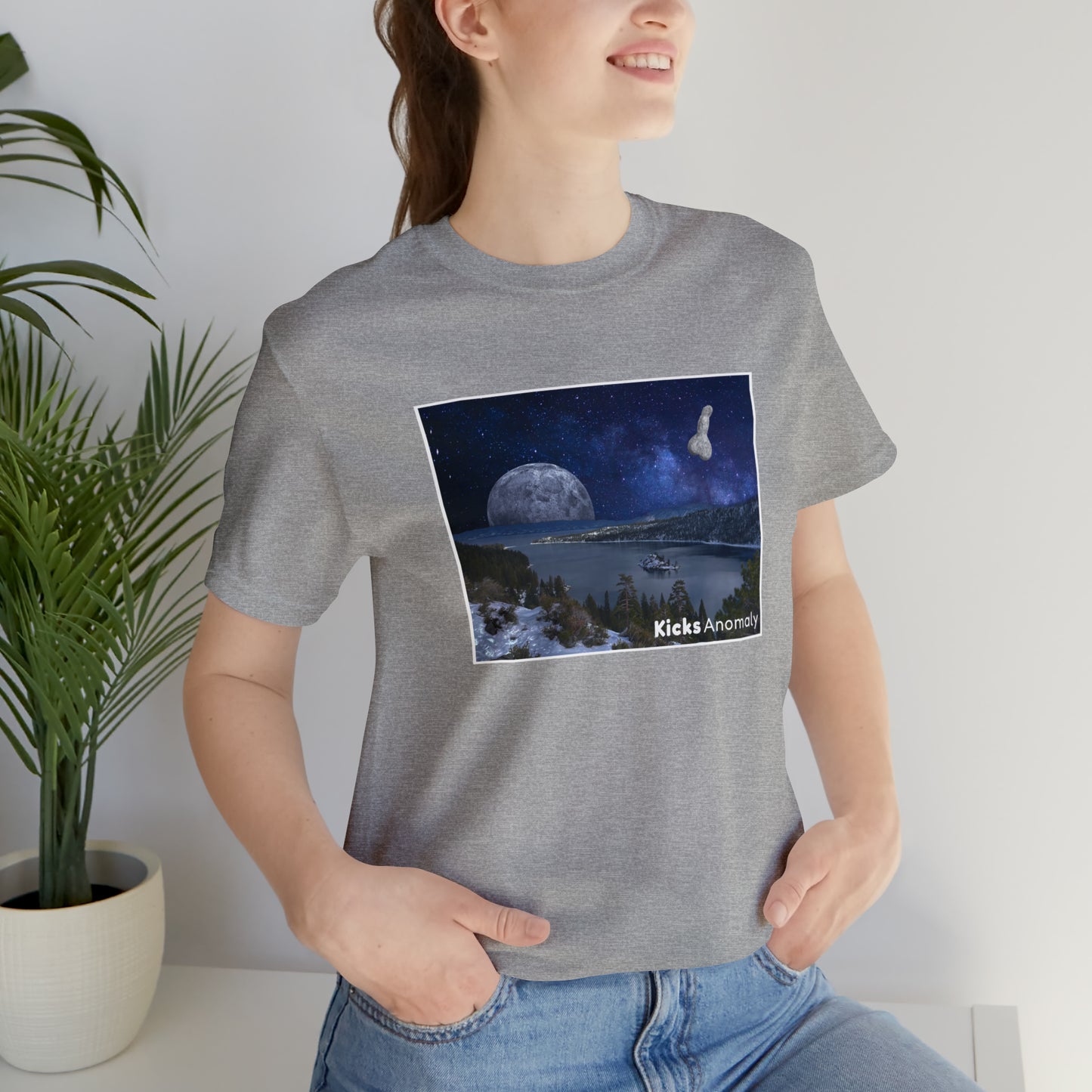 Jersey Short Sleeve Tee - Kicks Anomaly Moon Design