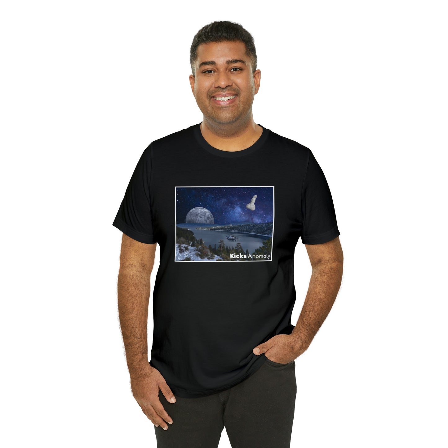 Jersey Short Sleeve Tee - Kicks Anomaly Moon Design