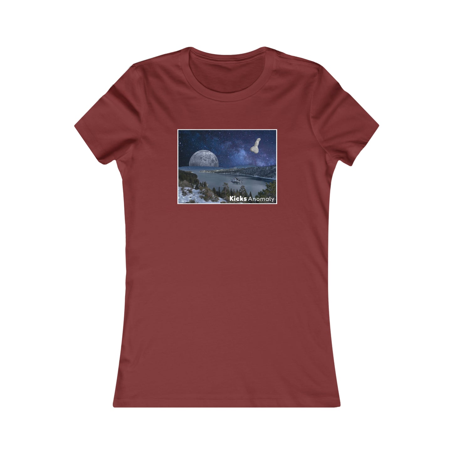 Women's Favorite Tee - Kicks Anomaly Moon Design