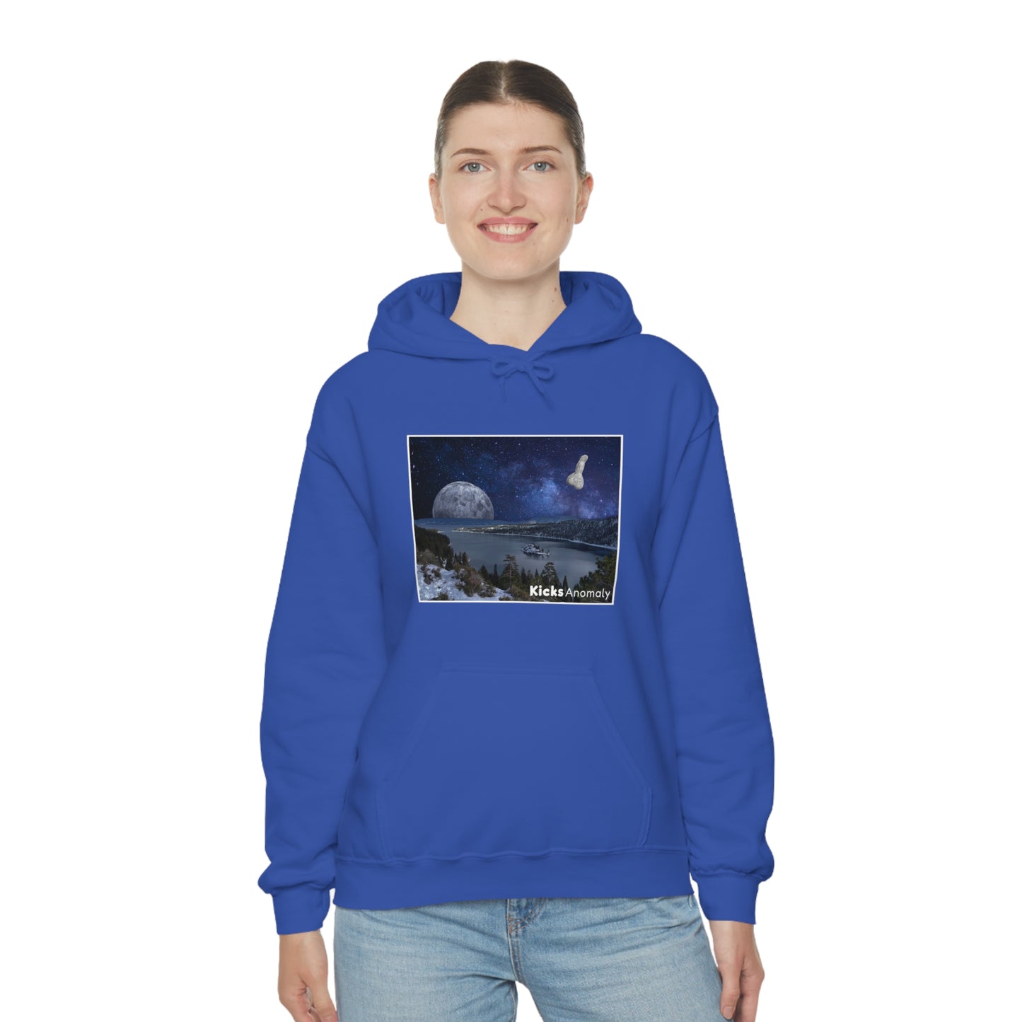 Hooded Sweatshirt - Kicks Anomaly Moon Design