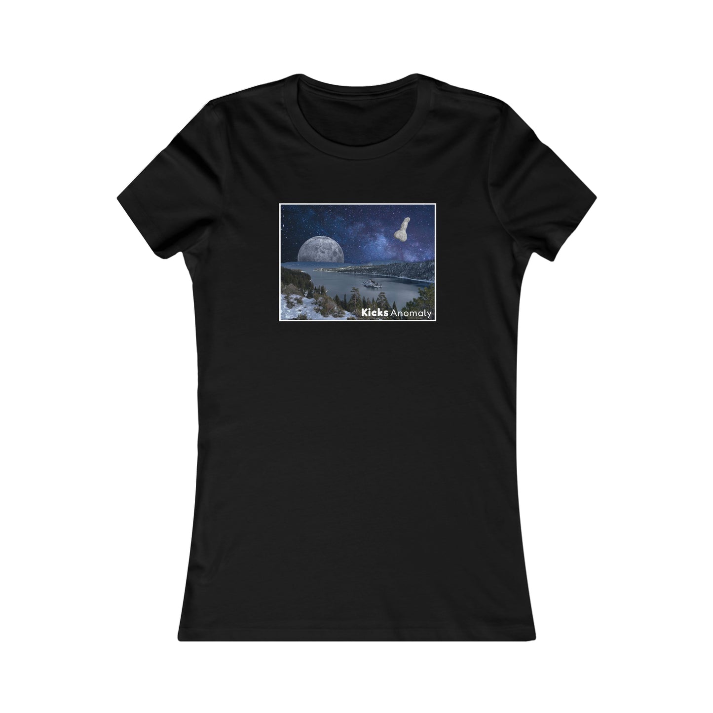 Women's Favorite Tee - Kicks Anomaly Moon Design