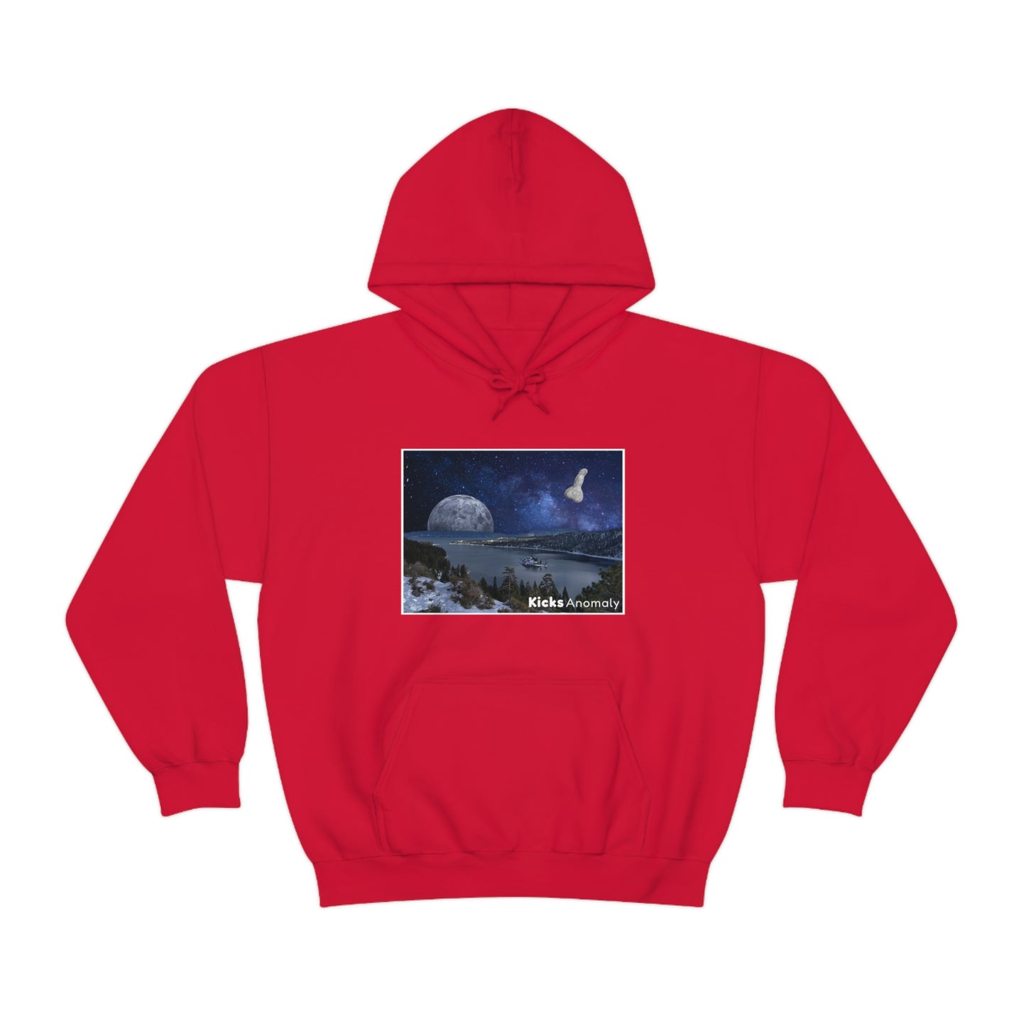 Hooded Sweatshirt - Kicks Anomaly Moon Design