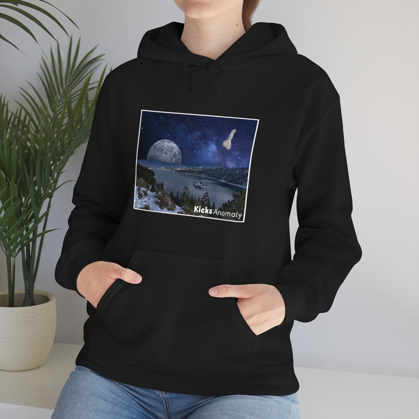 Hooded Sweatshirt - Kicks Anomaly Moon Design