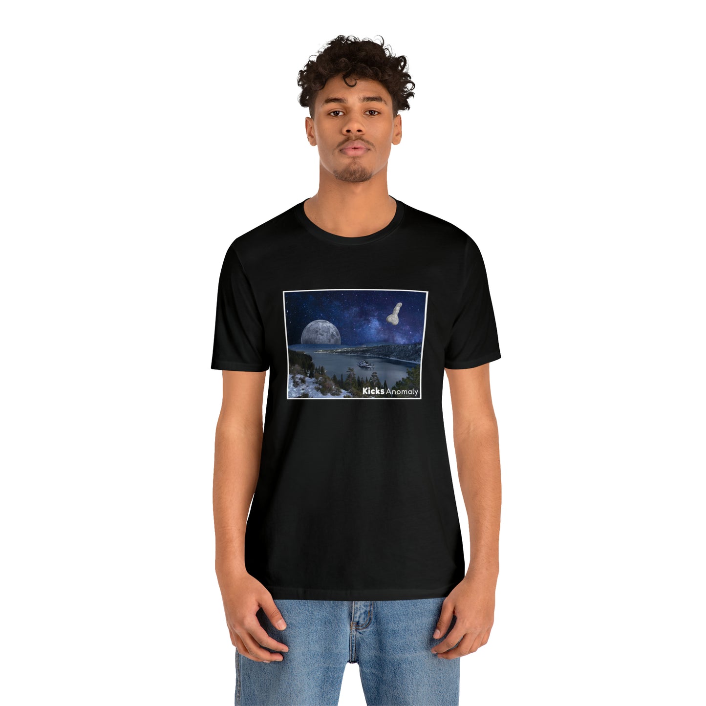 Jersey Short Sleeve Tee - Kicks Anomaly Moon Design