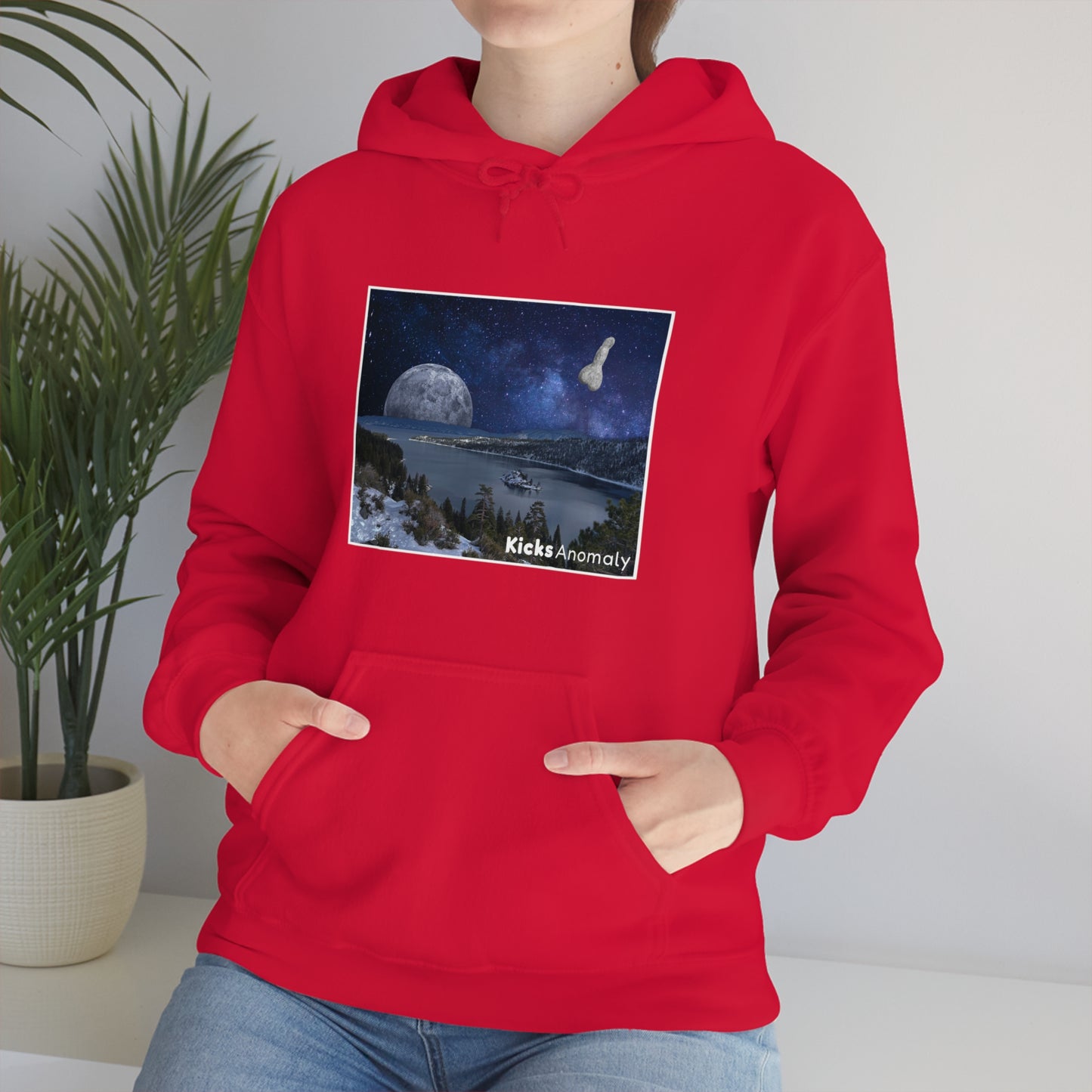 Hooded Sweatshirt - Kicks Anomaly Moon Design