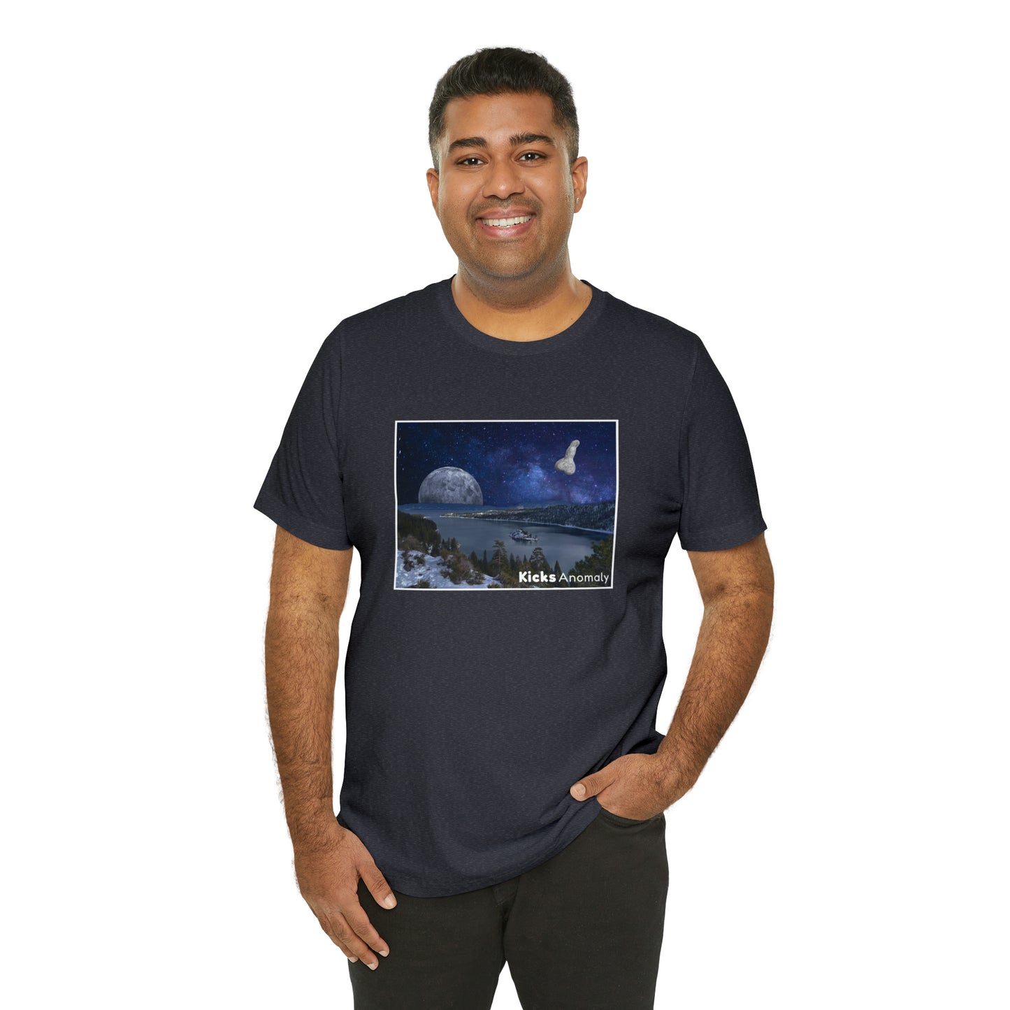 Jersey Short Sleeve Tee - Kicks Anomaly Moon Design