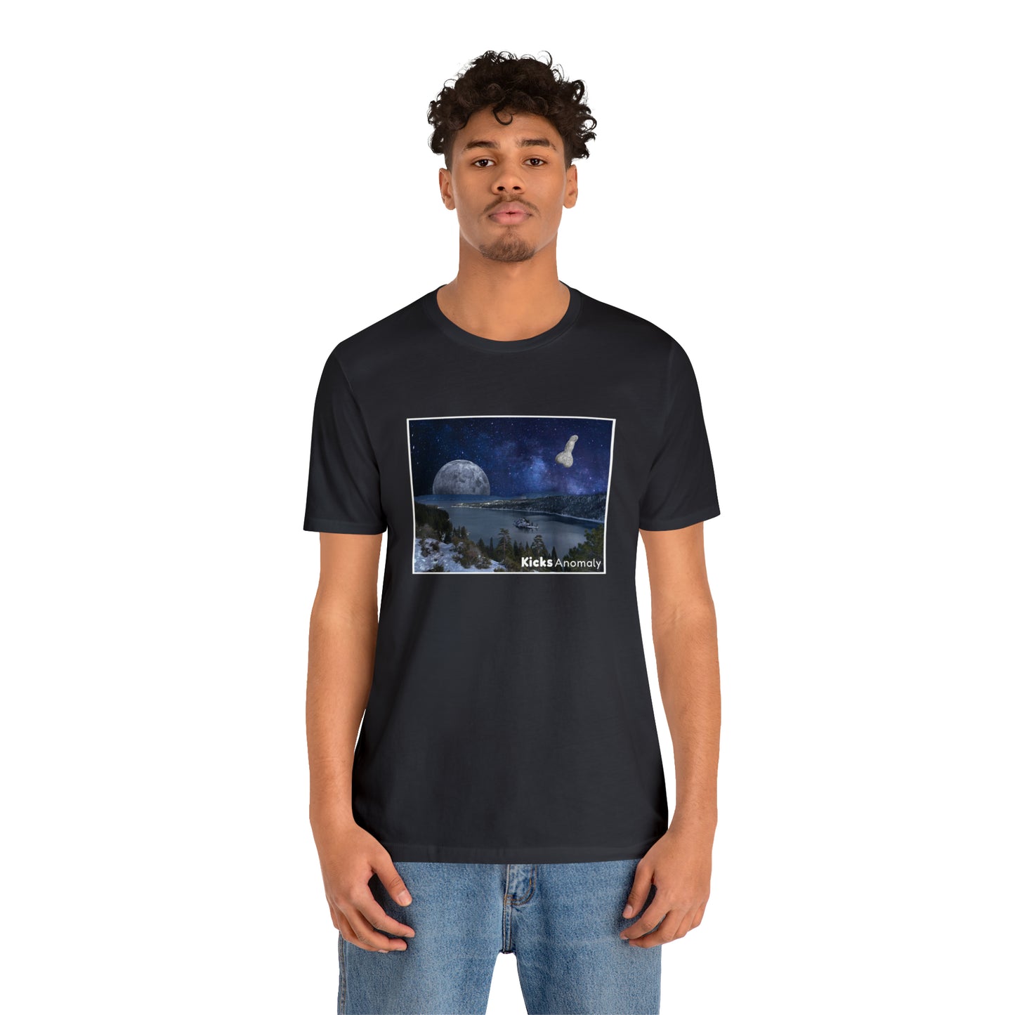 Jersey Short Sleeve Tee - Kicks Anomaly Moon Design