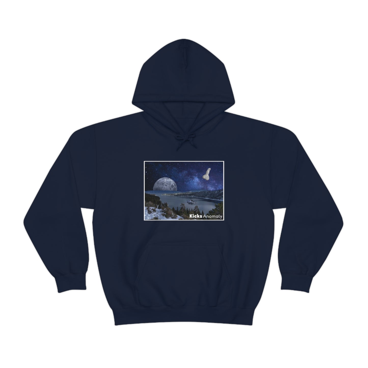 Hooded Sweatshirt - Kicks Anomaly Moon Design